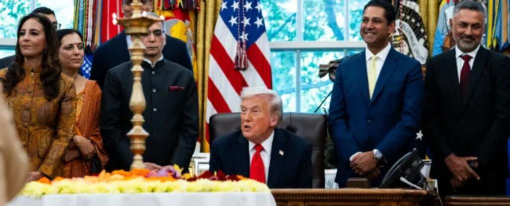 Trump marks Diwali at White House, showcases billions in Indian-American business investments
