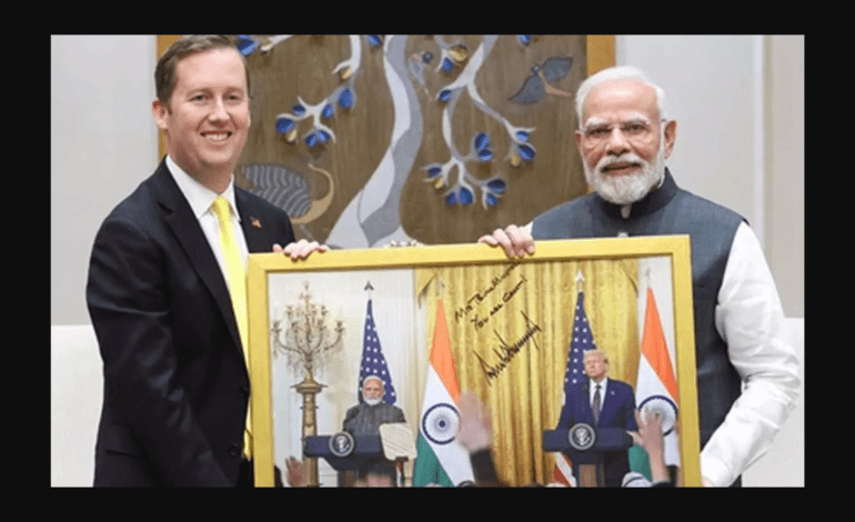US Ambassador-designate Sergio Gor meets PM Modi, discusses trade and defense cooperation