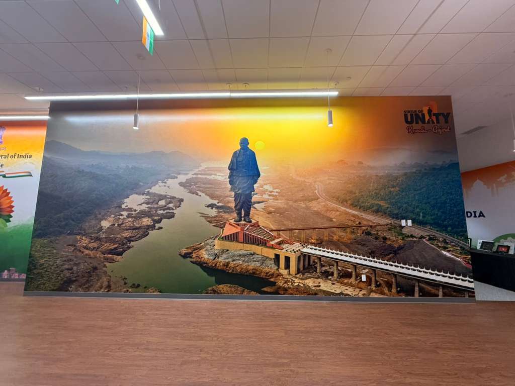 ‘Wall of unity’ honoring Sardar Vallabhbhai Patel unveiled at Indian consulate in Seattle