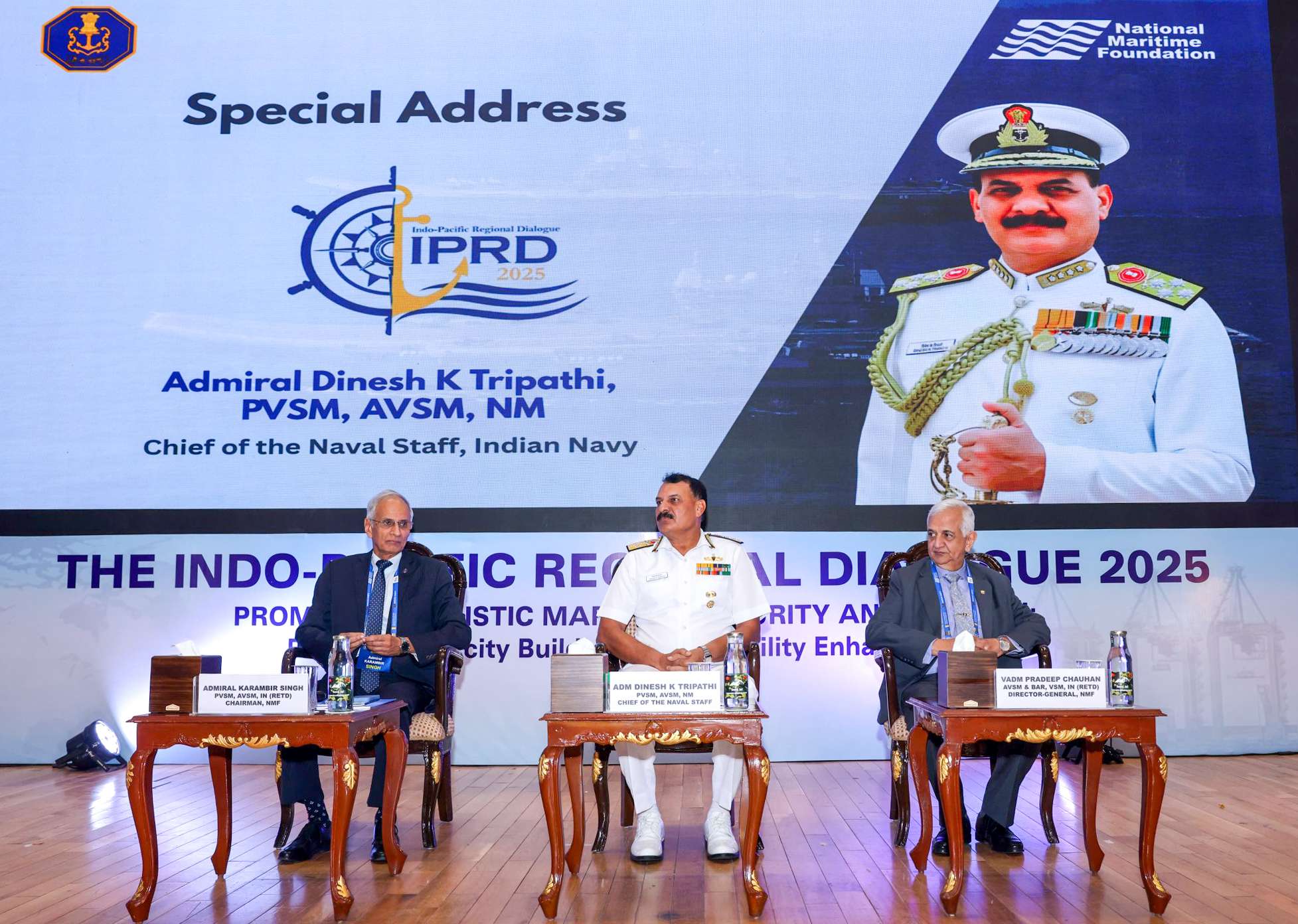 Indian Navy Chief Admiral Tripathi embarks on US visit to strengthen maritime partnership