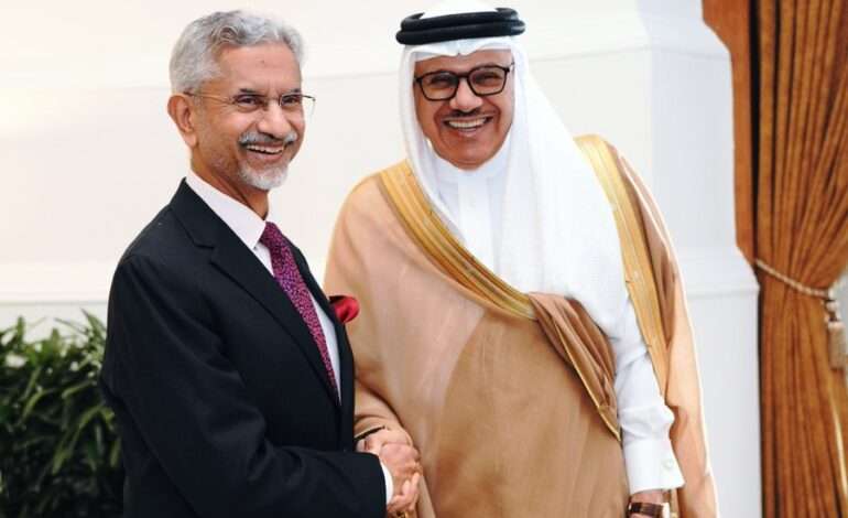 Jaishankar, Bahrain FM co-chair 5th India–Bahrain High Joint Commission meeting in New Delhi