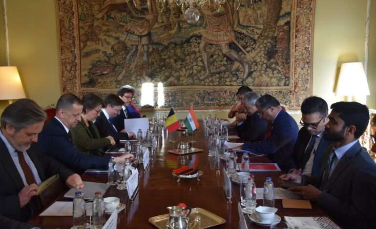 India, Belgium strengthen strategic and economic cooperation at Brussels meet