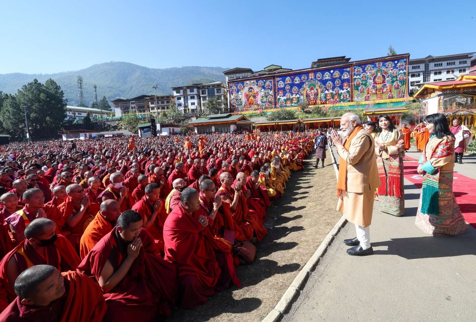 PM Modi inaugurates Kalachakra ‘Wheel of Time’ in Bhutan in presence of King Jigme Khesar