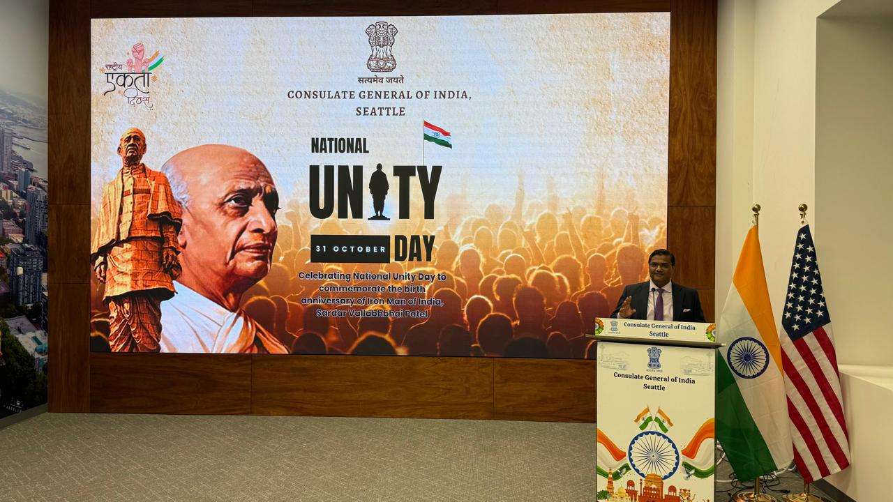 ‘Wall of unity’ honoring Sardar Vallabhbhai Patel unveiled at Indian consulate in Seattle