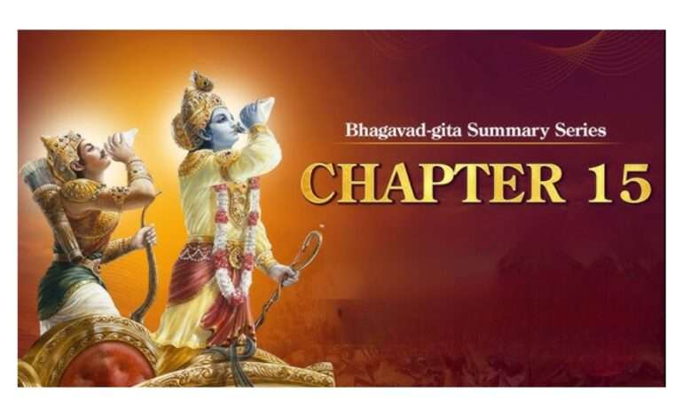 Gita Swadhyaya – In My Understanding, Chapter Fifteen – Purushottama Yoga