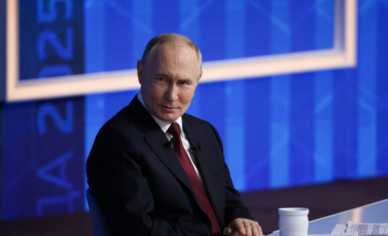 Putin calls EU attempts to seize Russian assets “robbery,” warns of eurozone fallout