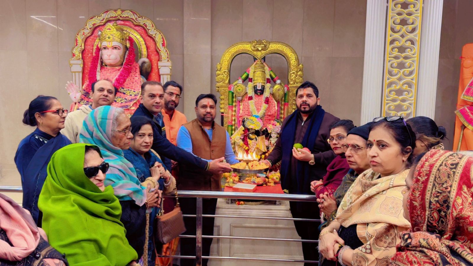Devotees offer sacred oblations in the 1,305th Havan Yajna, praying for world peace