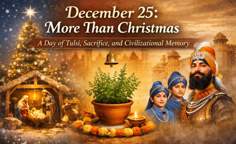 December 25 is more than Christmas: A day of Tulsi, sacrifice, and truth behind the celebration, conscience, and civilizational memory