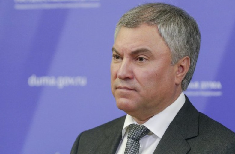 Russian Duma speaker blames EU and Biden allies for Ukraine conflict