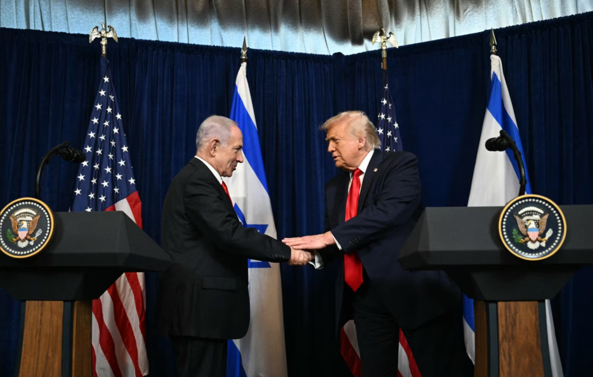 Trump sets hard line on Hamas and Iran during meeting with Netanyahu