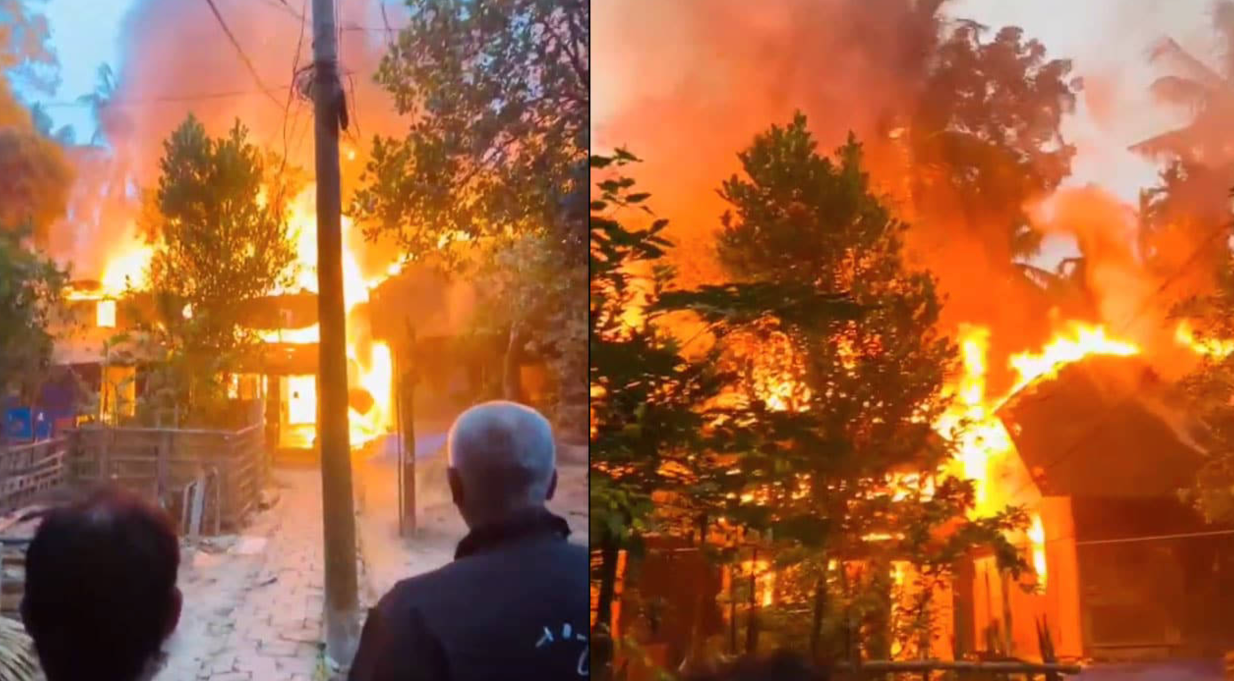 Hindu family escapes burning homes in Bangladesh amid suspected targeted attack