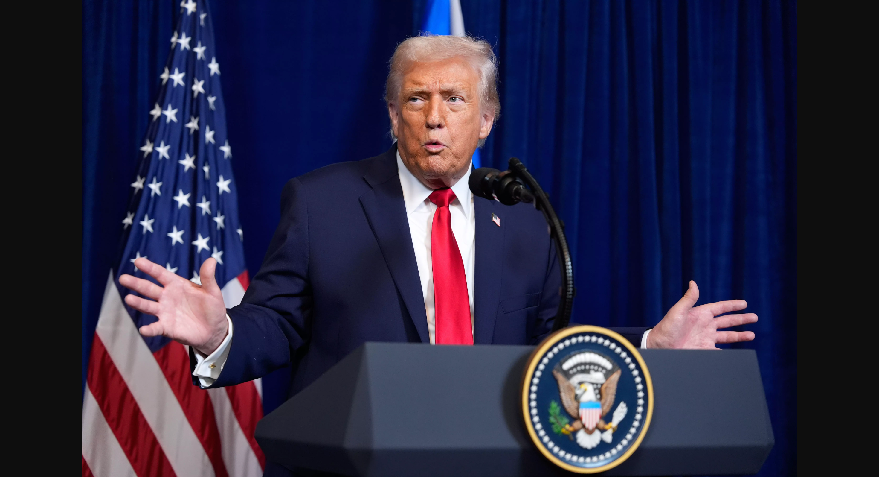 ‘Peace on Earth’ is my New Year resolution, says Trump at Mar-a-Lago celebration