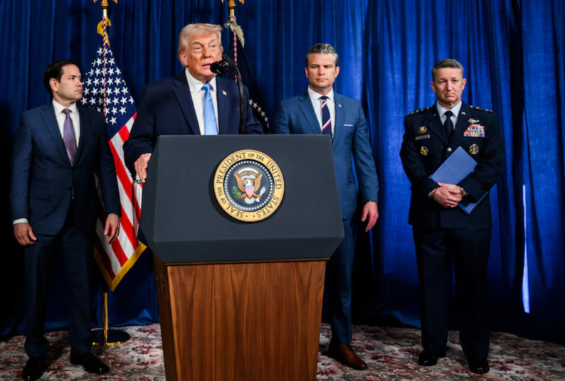 Trump says US not at war with Venezuela, rules out early elections