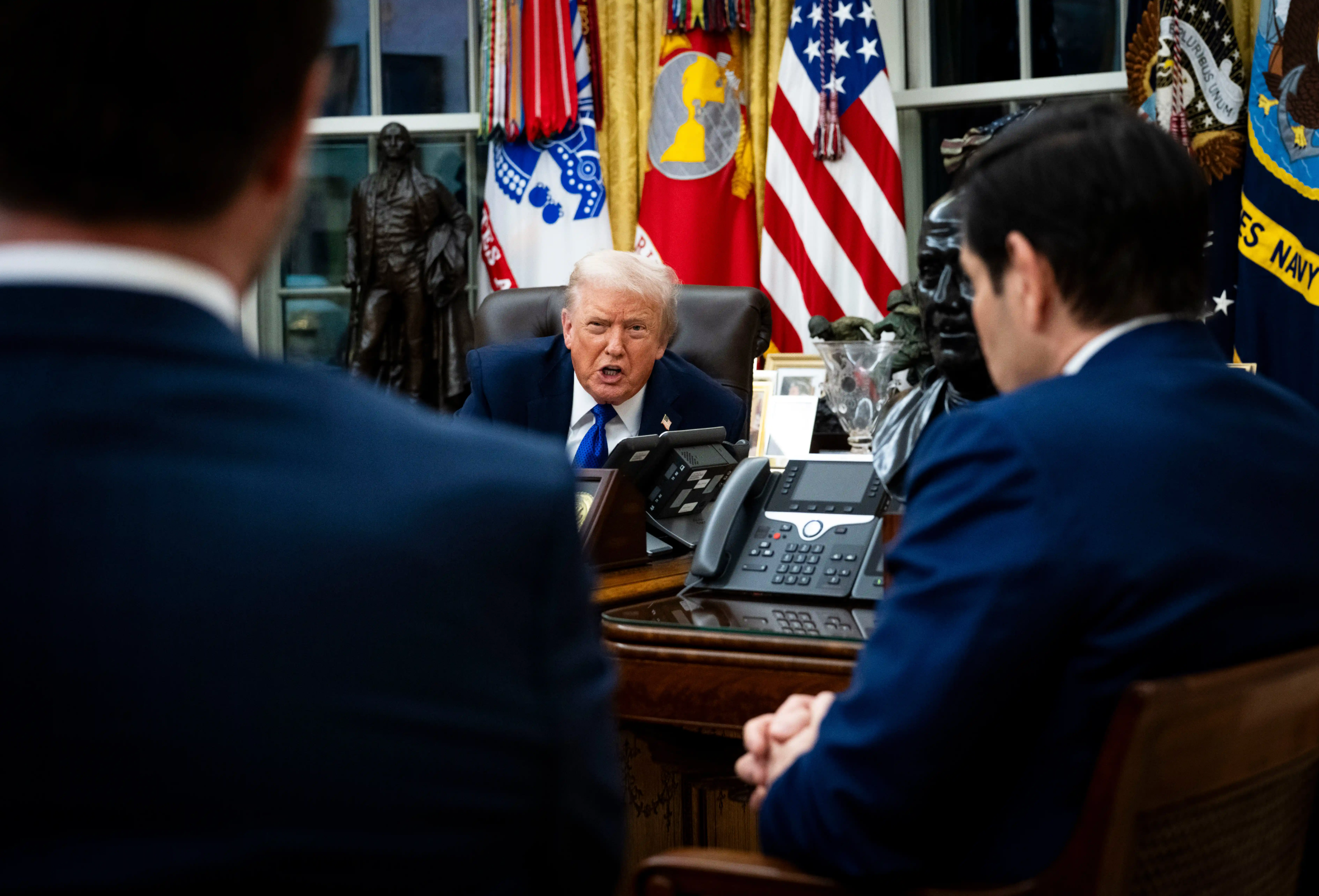 Trump says US will oversee Venezuela’s rebuild and oil sector before elections