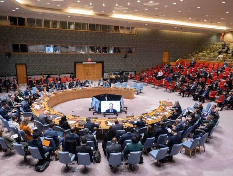 Alarm at UN Security Council over Russia’s use of nuclear-capable hypersonic missile in Ukraine war