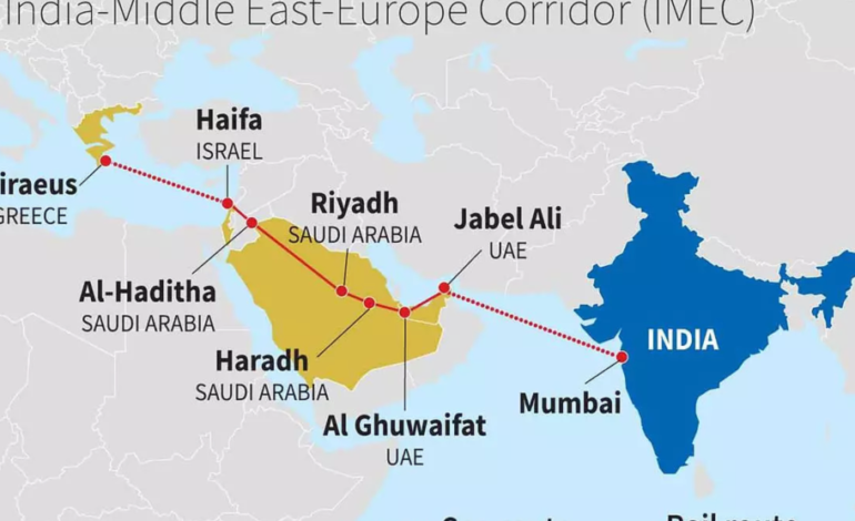 India emerging as strategic bridge between Europe and West Asia
