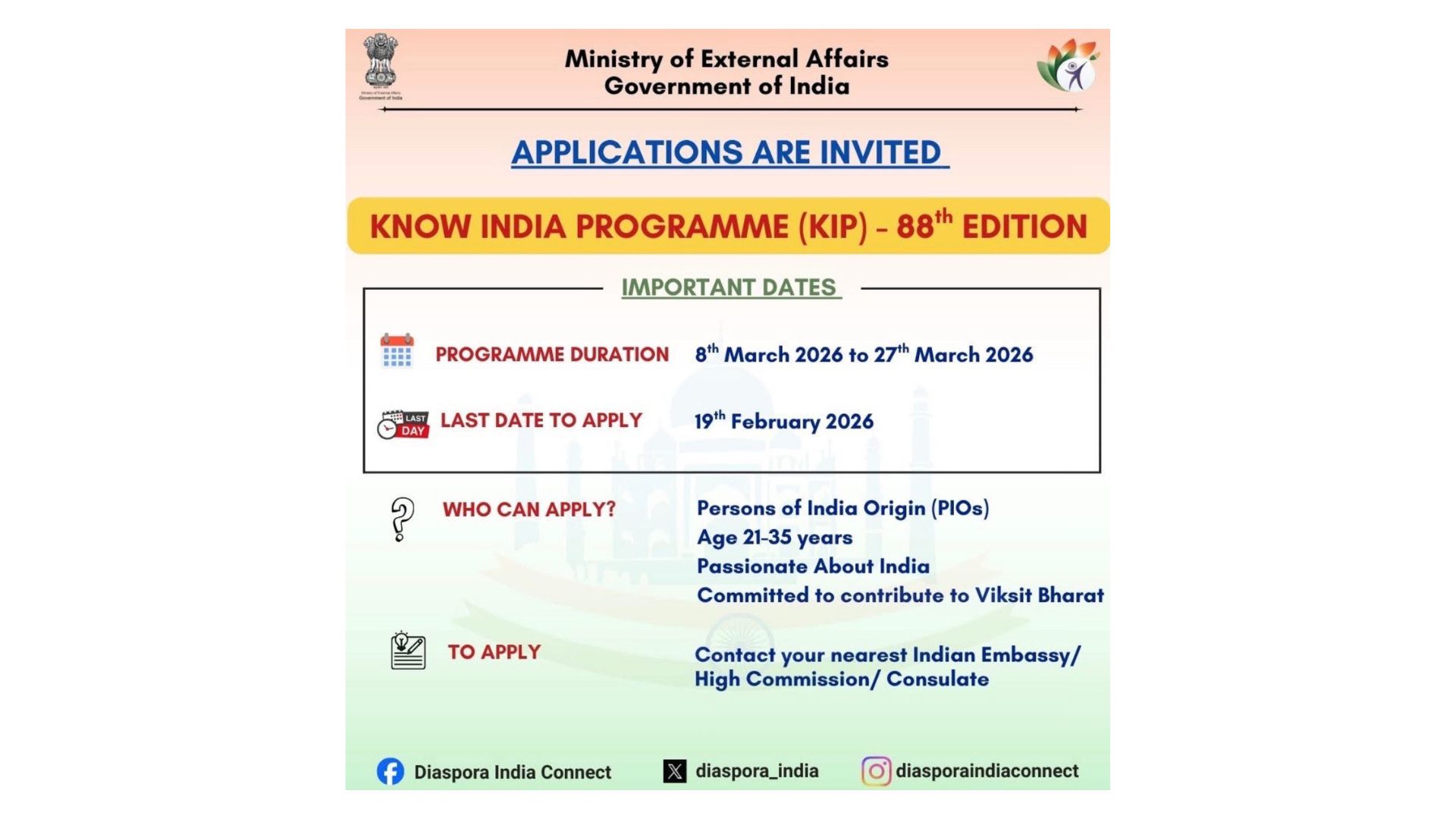Know India Programme opens applications, offering overseas Indian youth immersive three-week journey