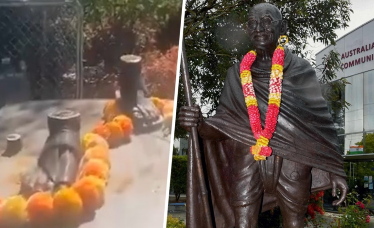 Gandhi statue vandalised, stolen in Australia, India demands action