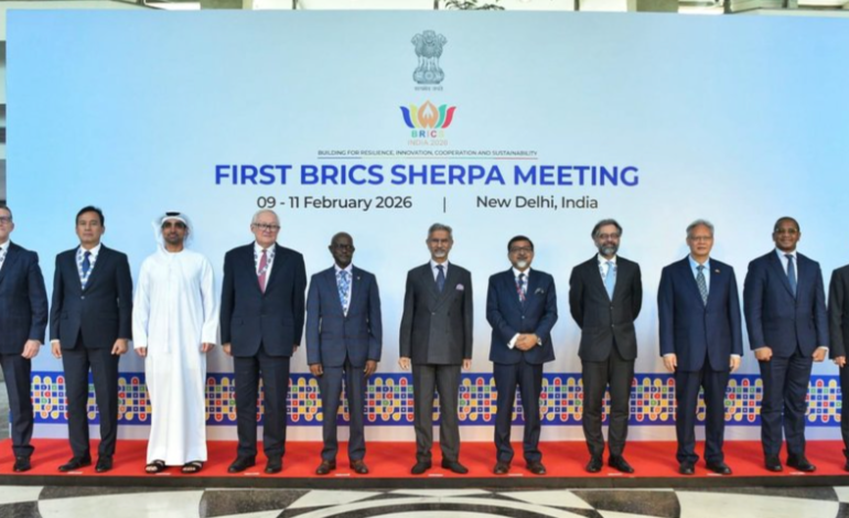 EAM S Jaishankar meets BRICS 2026 Sherpas, charts roadmap for India’s chairship