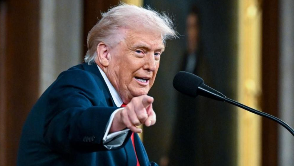 Trump claims global reset as economy surges in State of the Union address