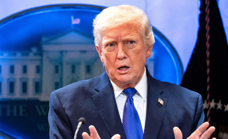 Trump hails ‘turnaround for the ages’ in one year of his leadership