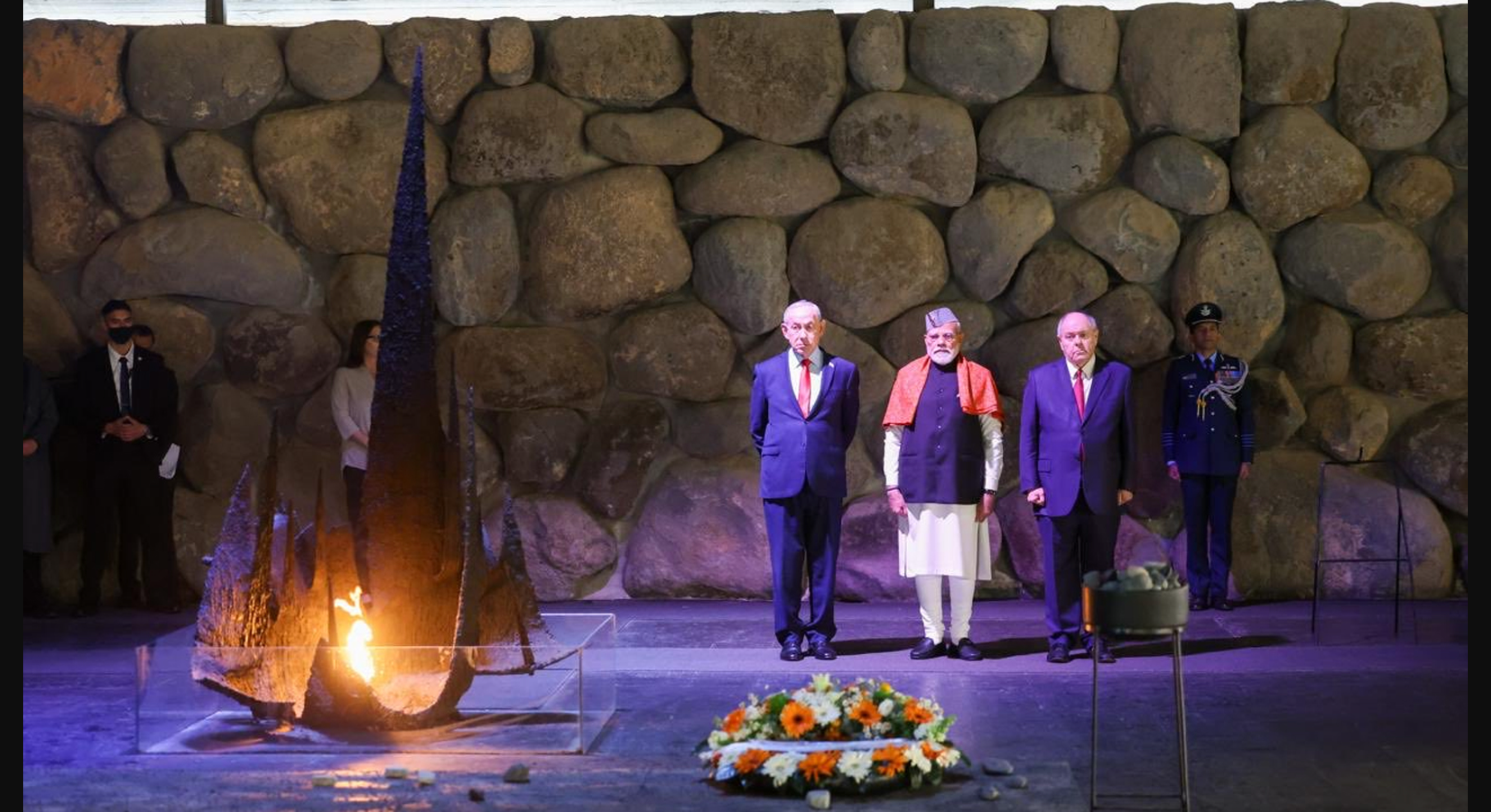 PM Modi pays tribute to Holocaust victims in Jerusalem