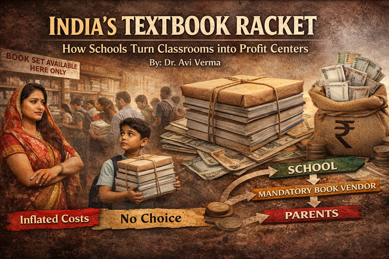 India’s textbook racket: How schools turn classrooms into profit centers