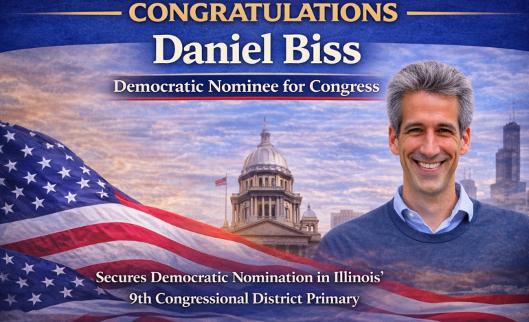 Daniel Biss secures Democratic nomination in Illinois’ 9th Congressional District primary