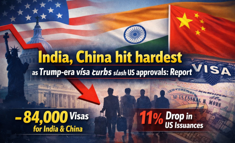 India, China see major visa drop as Trump tightens US policies: Report