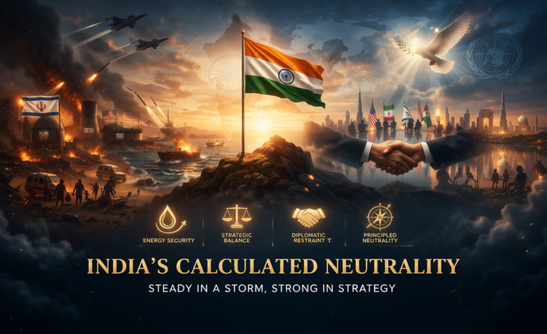 India’s calculated neutrality amid the West Asia conflict