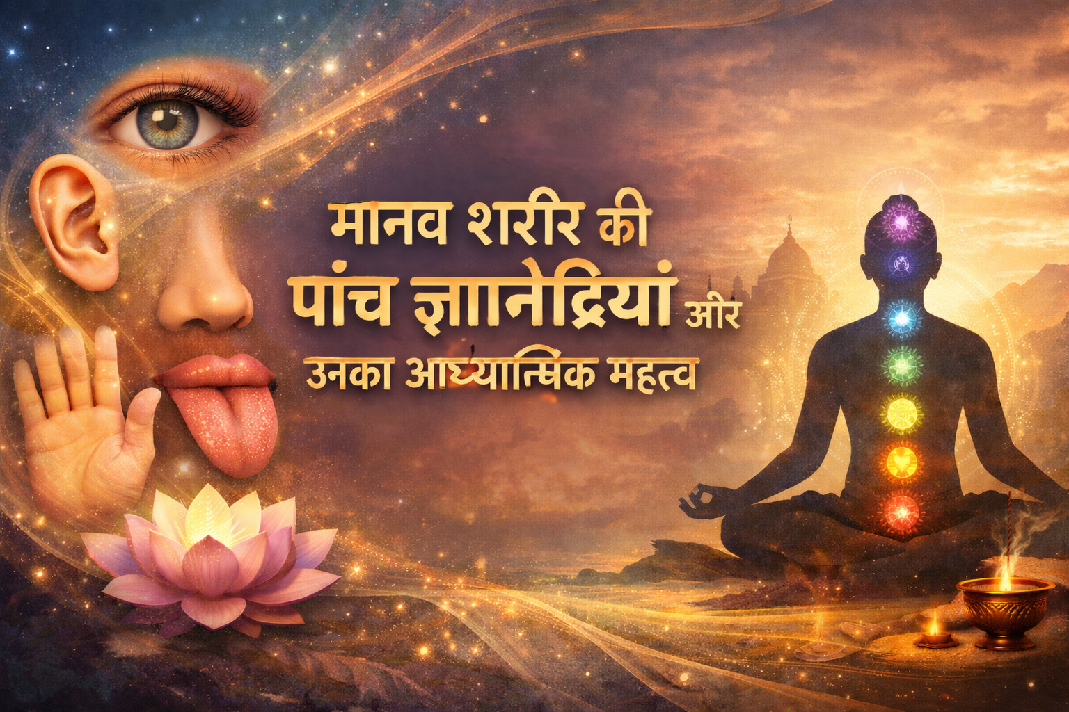मानव शरीर की पाँच ज्ञानेंद्रियाँ और उनका आध्यात्मिक महत्व