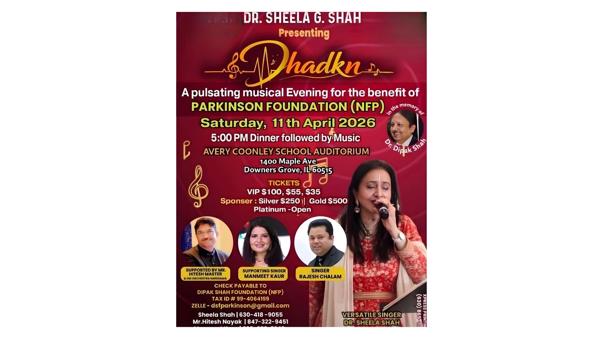 In memory of Dr. Dipak Shah, ‘Dhadkan’ strikes a chord for Parkinson’s awareness and research