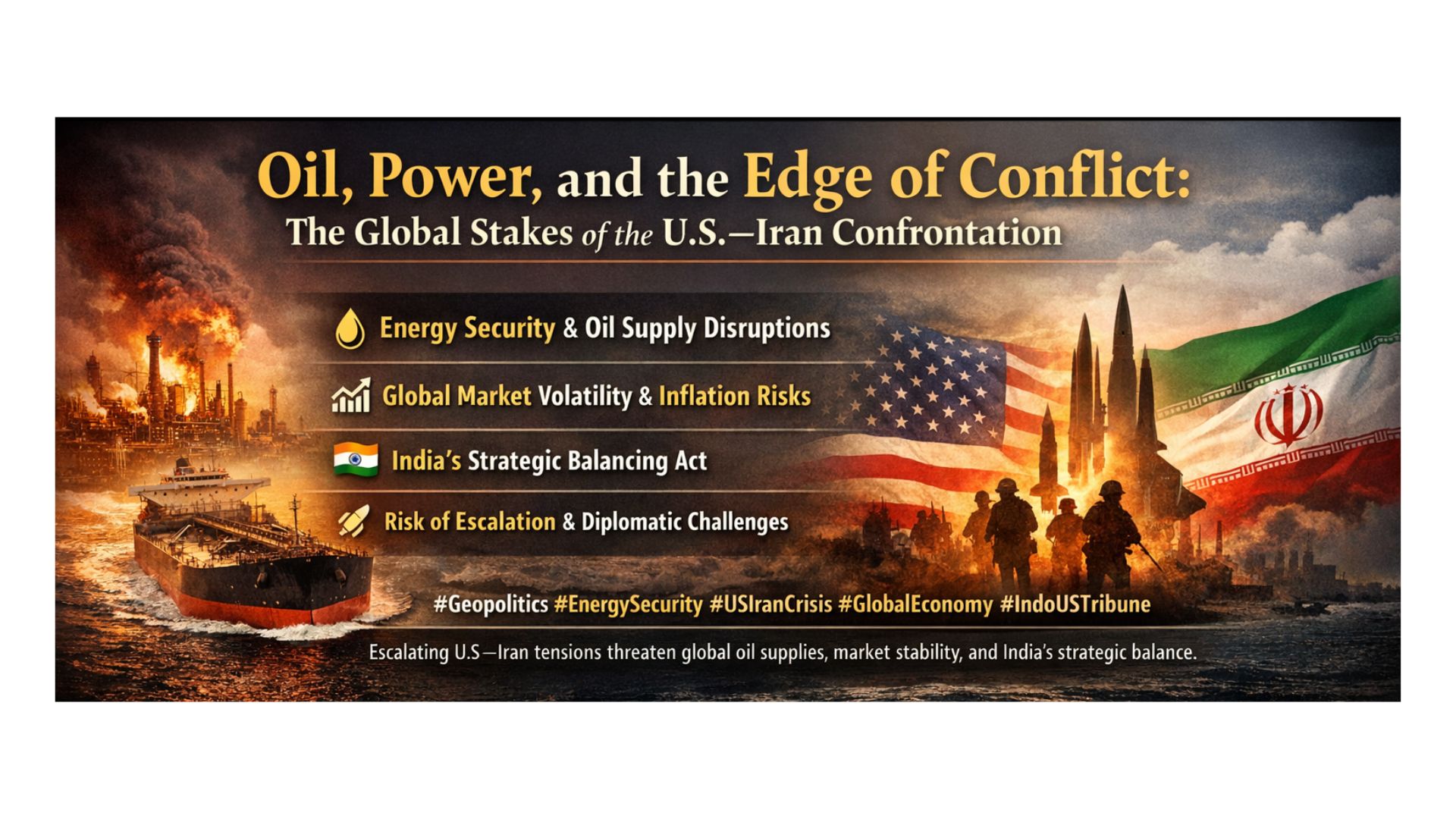 Oil, power, and the edge of conflict: the global stakes of the U.S.–Iran confrontation