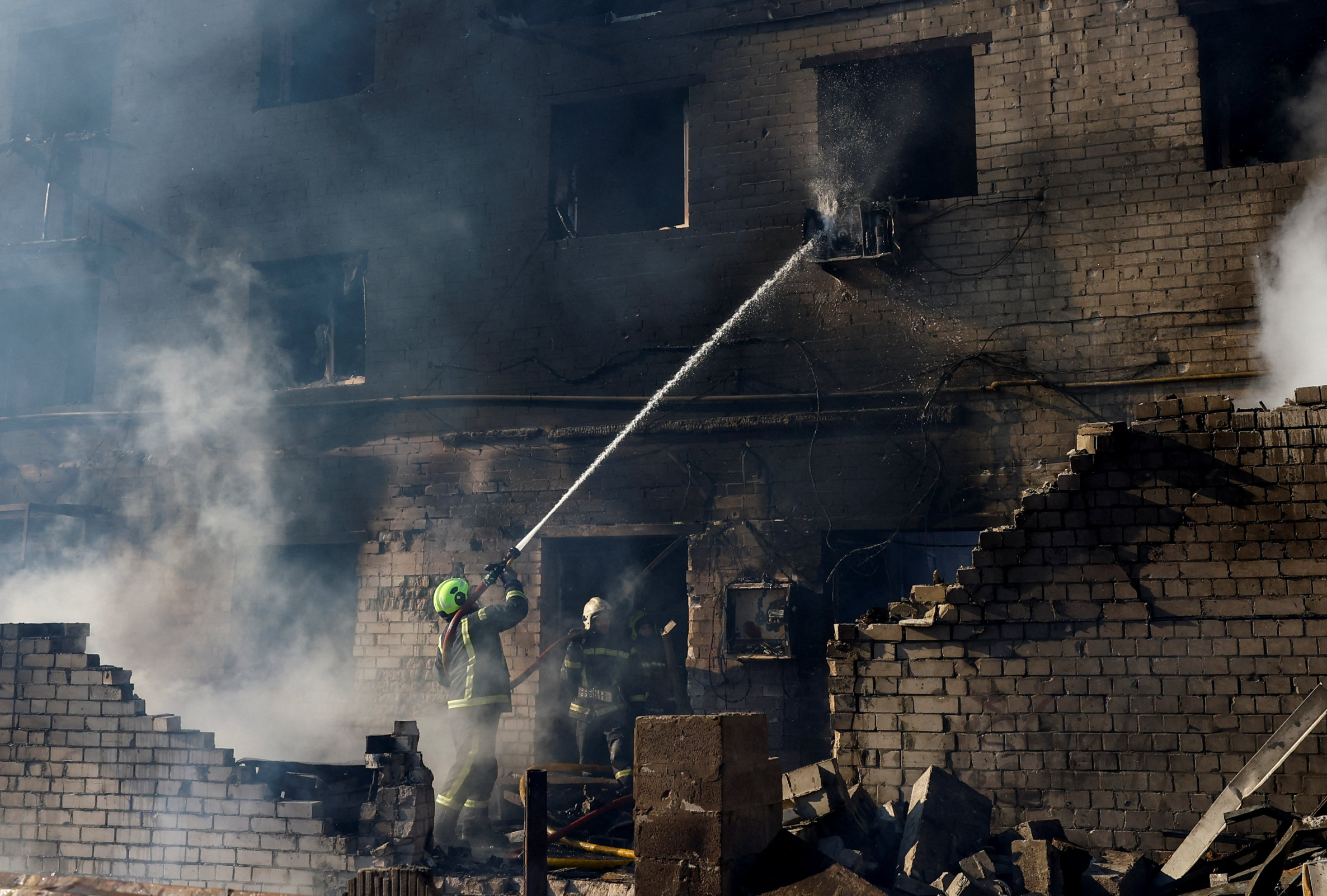 Russian missile and drone attacks kill five in Ukraine as energy sites targeted