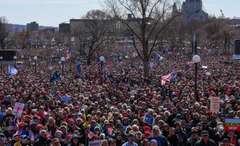 Anti-Trump No Kings rallies grow across US and European cities