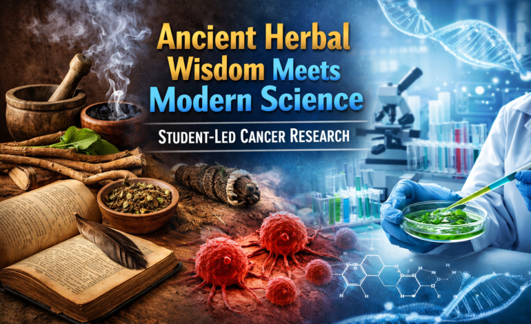 Ancient wisdom meets modern scienceStudent research explores herbal compounds in cancer study