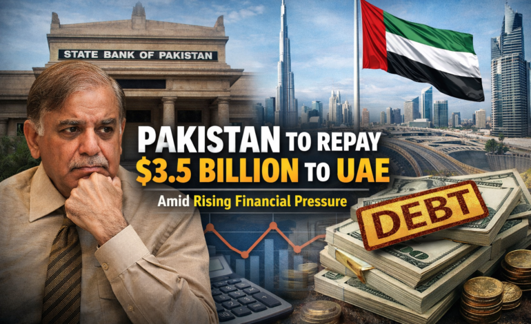 Pakistan to repay $3.5 billion to UAE amid rising financial pressure