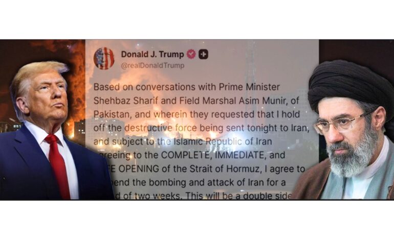 US, Iran agree to two-week ceasefire as talks set to begin in Pakistan