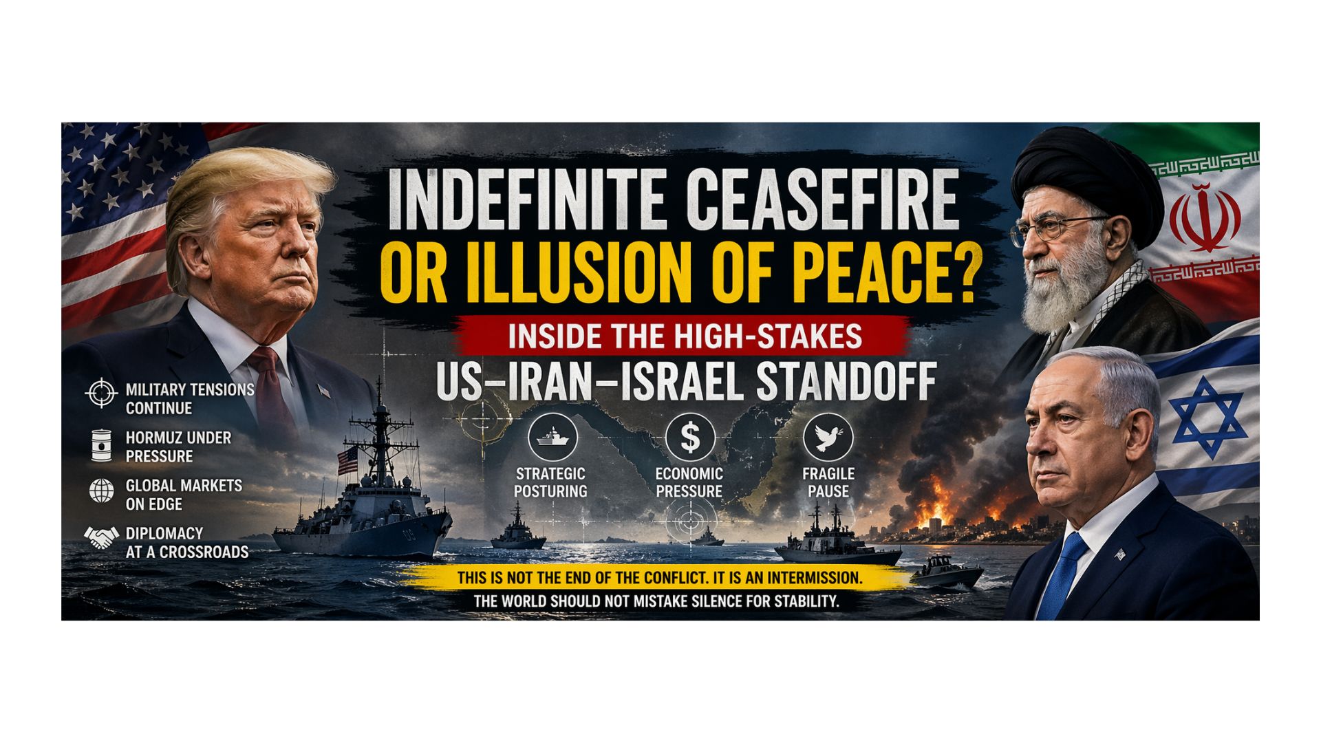 Indefinite ceasefire or illusion of peace?Inside the high-stakes US–Iran–Israel standoff