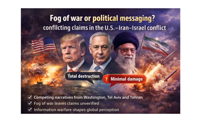 Fog of war or political messaging? conflicting claims around the U.S.–Iran–Israel conflict