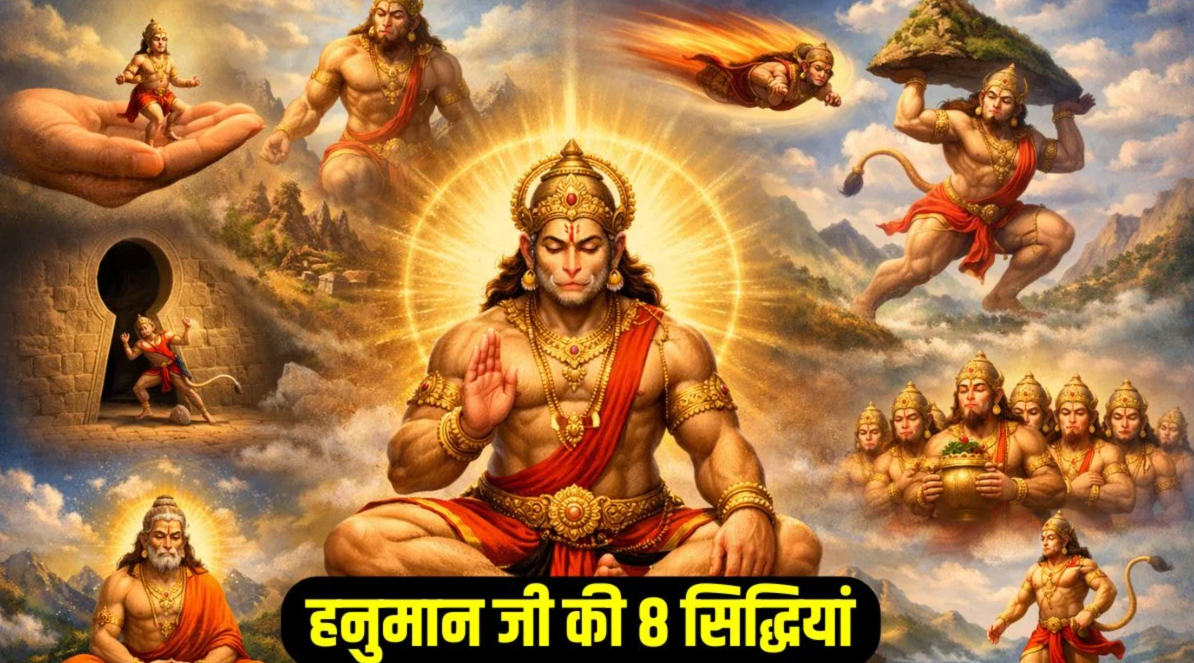 हनुमान जी की आठ सिद्धियाँ