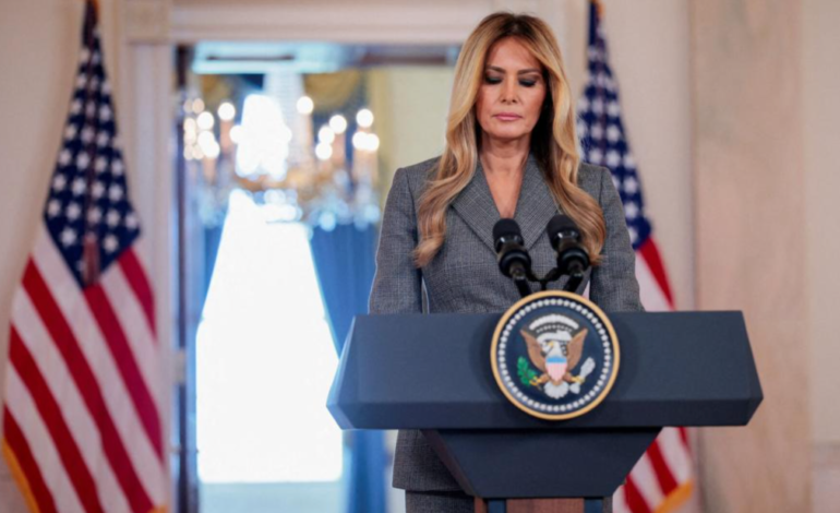 Melania Trump denies Epstein link, calls for end to ‘lies’