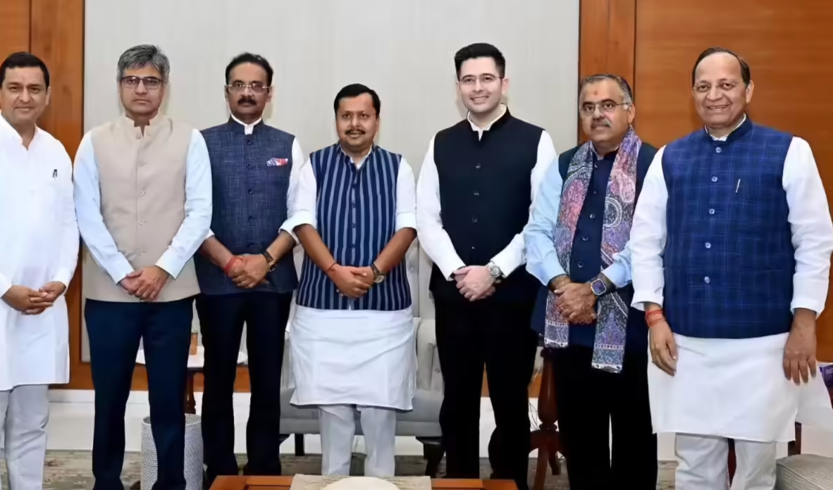 Raghav Chadha exits AAP, joins BJP with six MPs in major political shift