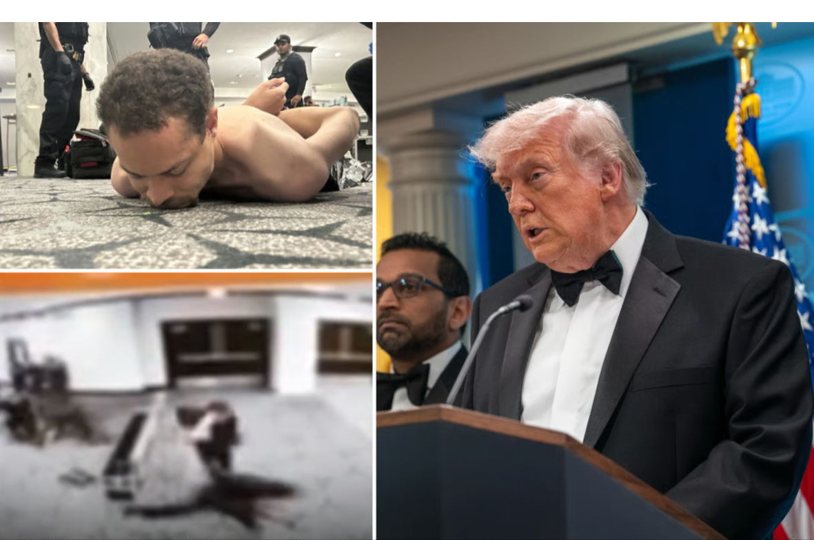 Trump calls suspect ‘sick’, praises agents after foiled White House dinner attack