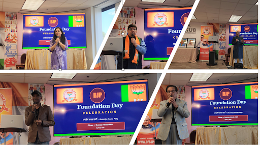 OFBJP Chicago marks BJP Foundation Day with diaspora dialogue and cultural pride  