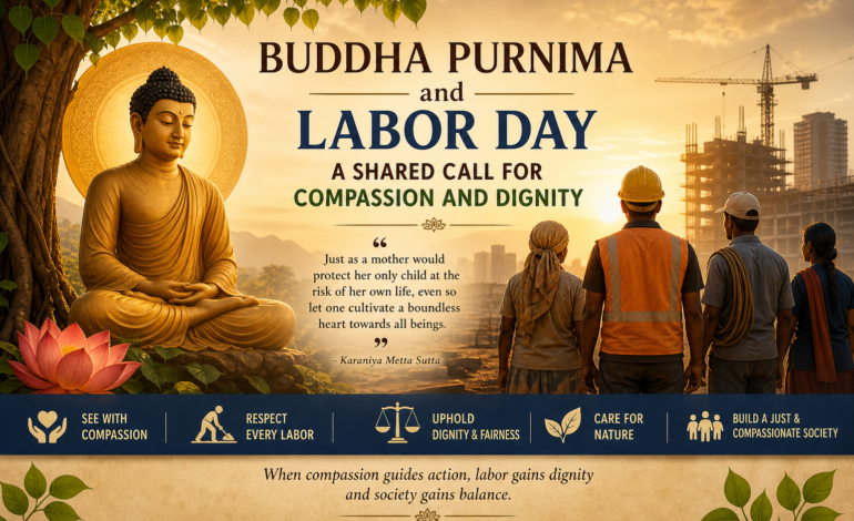 Buddha Purnima and Labour Day: A shared call for compassion and dignity