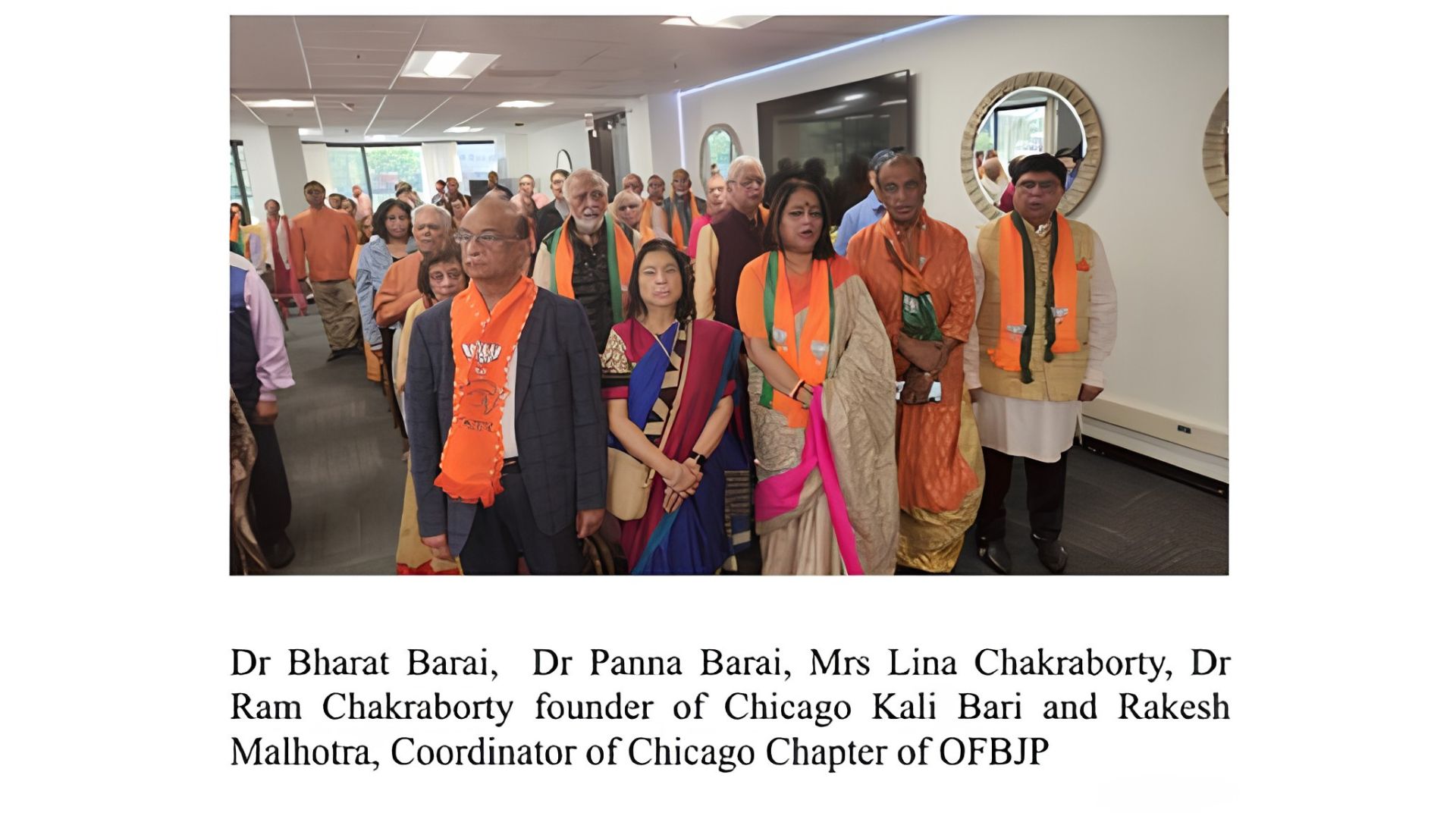 OFBJP Chicago celebrates BJP victories in West Bengal, Assam and Puducherry
