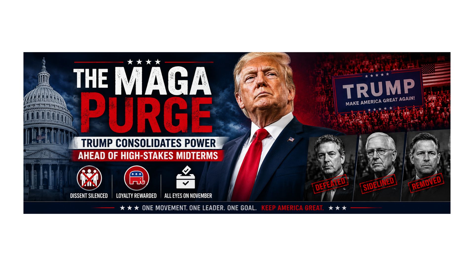 The MAGA purge: Trump consolidates power ahead of high-stakes Midterms