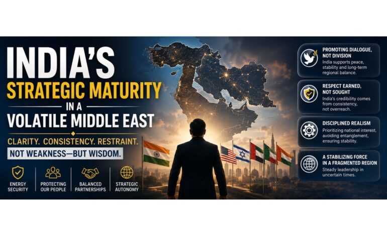 India’s strategic maturity in a volatile Middle East