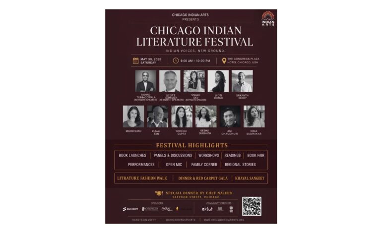 Chicago to host first Indian literature festival celebrating diaspora storytelling